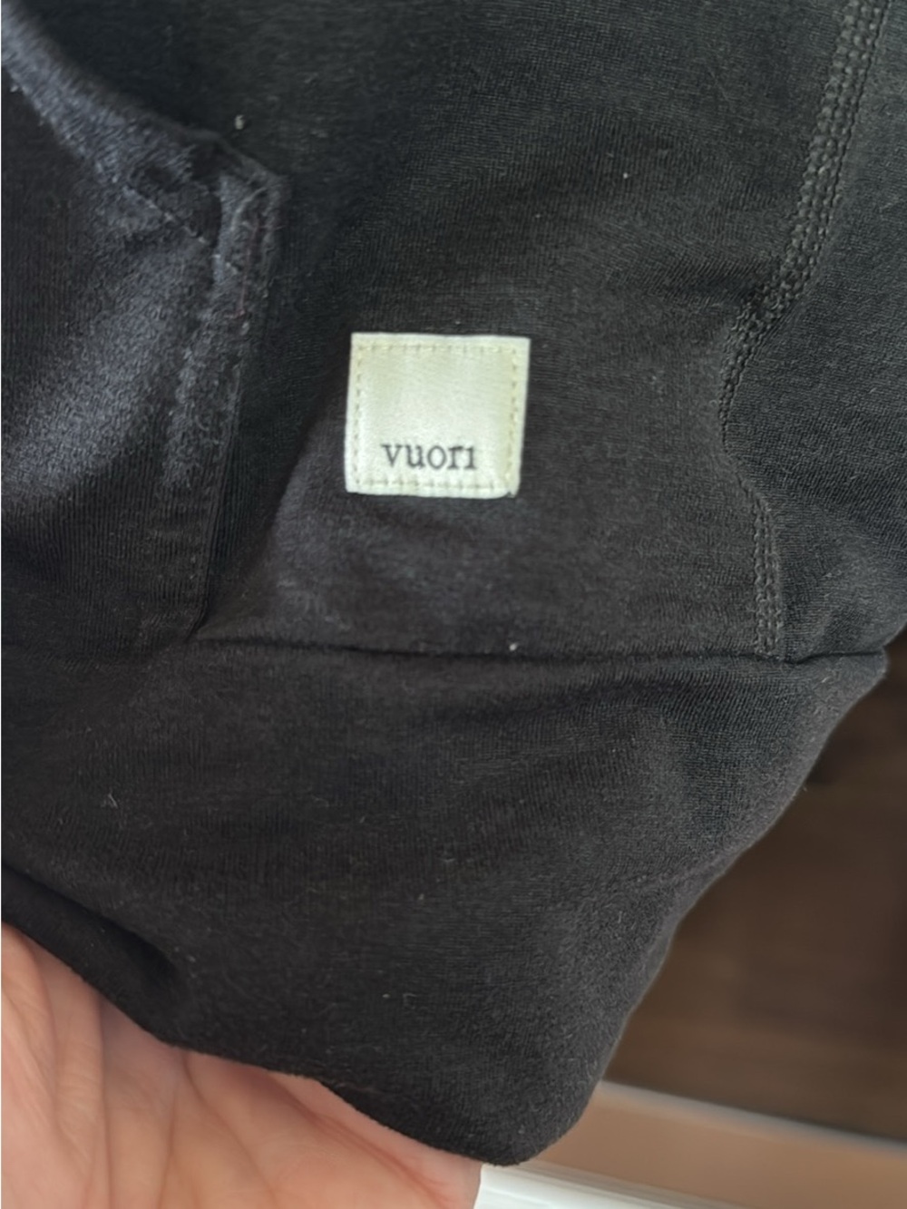 Vuori Black Zip Hoodie - Picture 4 of 4